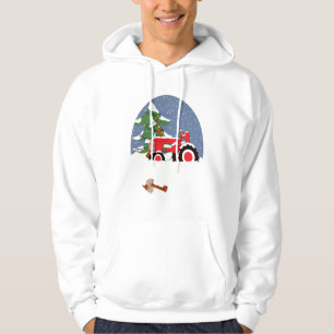 Traktor för jul sweatshirt