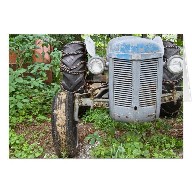 Traktor Hälsningskort (Framsidan Horizontal)