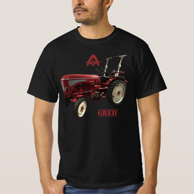 Traktor Hanomag Greif C115 T Shirt (Framsida)