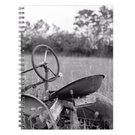 Traktor i Long Grass Anteckningsbok