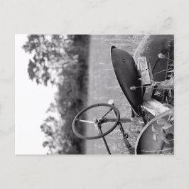 Traktor i Long Grass Helg Vykort