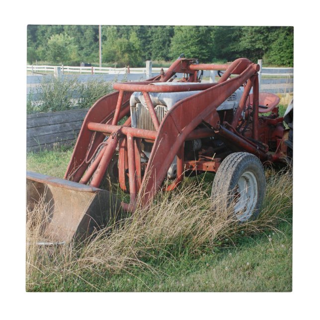 traktor kakelplatta (Framsidan)