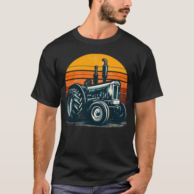Traktor - konst 2 t shirt (Framsida)