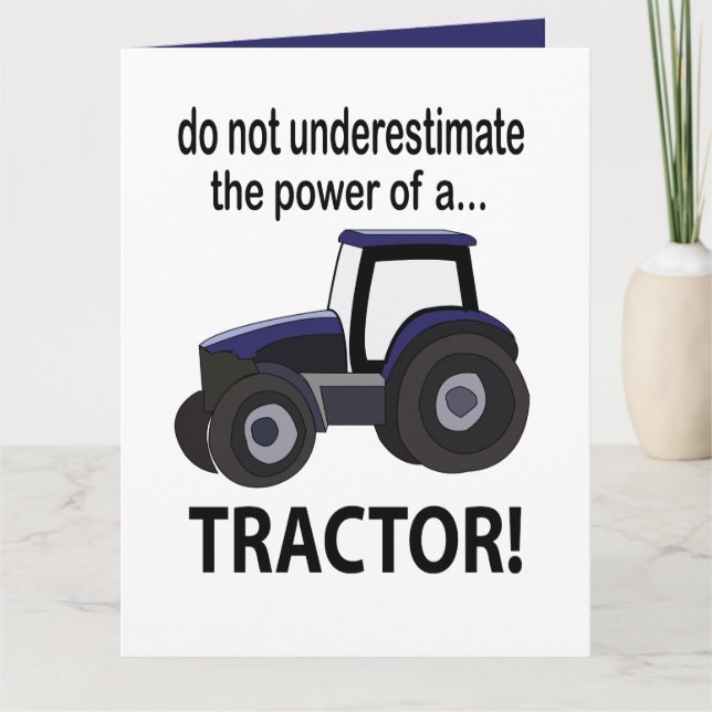 Traktor Kraft Traktor Kort (Framsida)