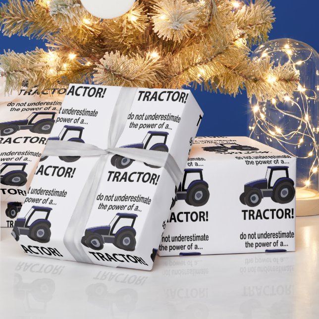 Traktor Kraft Traktor Presentpapper (Helgdagar)