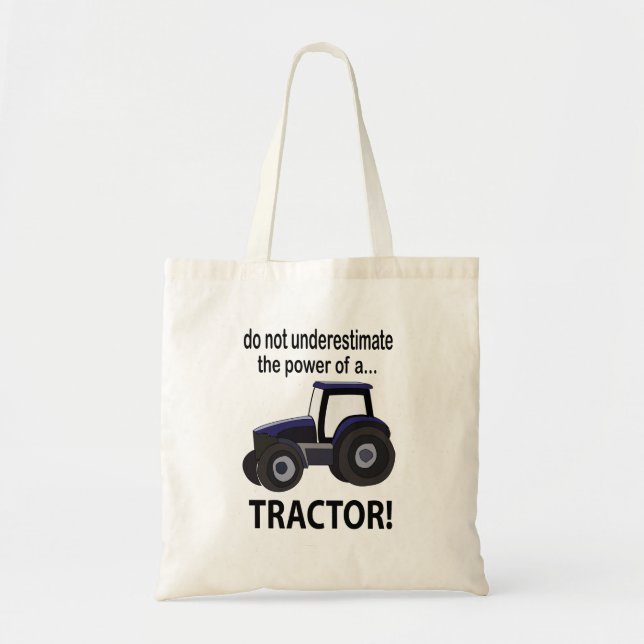 Traktor Kraft Traktor Tygkasse (Framsidan)