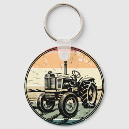 Traktor Nyckelring
