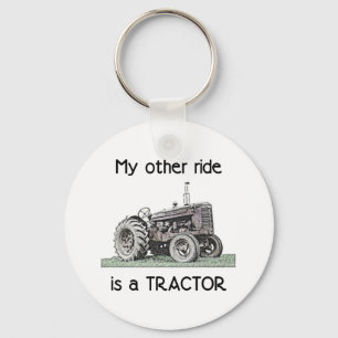 Traktor Nyckelring