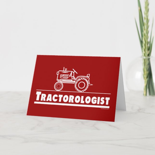 Traktor Olog RED Kort (Framsida)