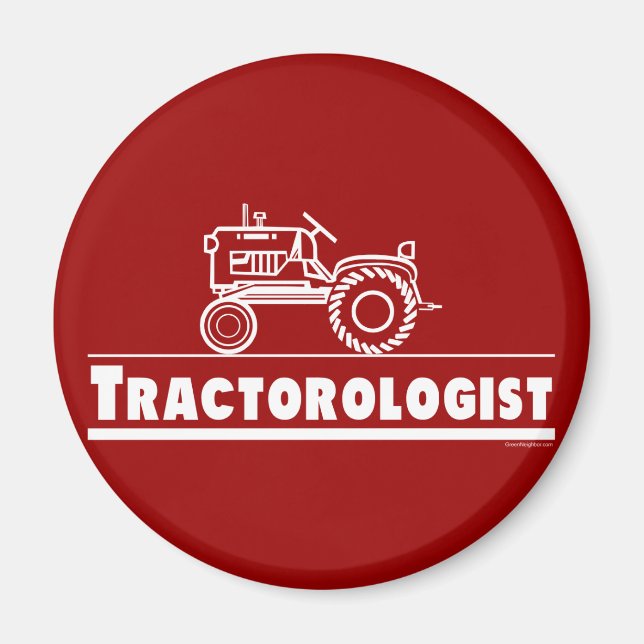 Traktor Olog RED Magnet (Framsidan)