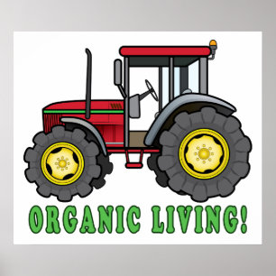 Traktor: Organiskt uppehälle! Poster