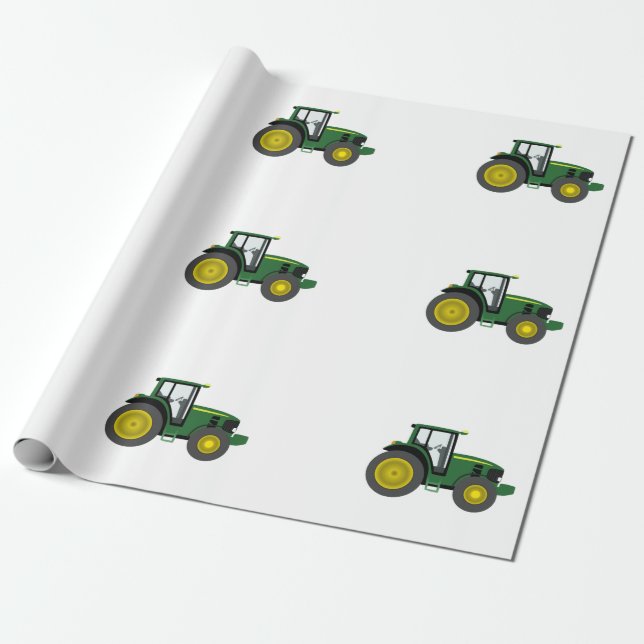 traktor presentpapper (Utrullad)