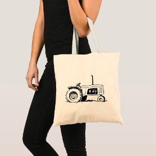 Traktor Sketch Tygkasse