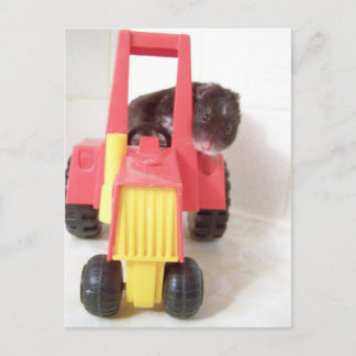 Traktor som kör noah vykort