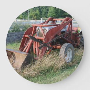 traktor stor klocka
