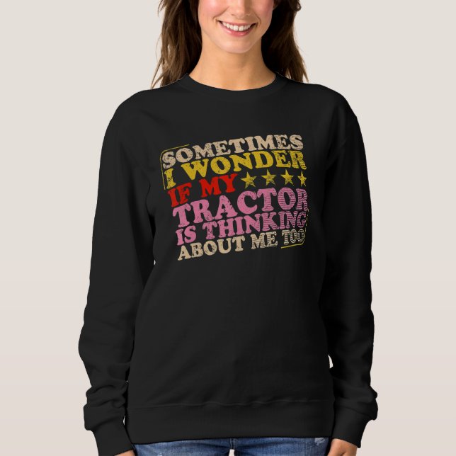 Traktor Tänker På Mig Också Jordbruk & Traktor T Shirt (Framsida)