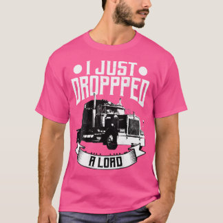 Traktor Trailer 18 Hjul på ryggen T Shirt