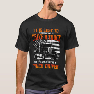 Traktor Trailer Trailer Lastbil 18 Wheeler Har Har T Shirt