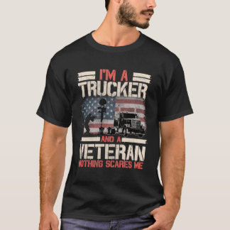 Traktor Trailer Trailer Lastbil 18 Wheeler Us T Shirt