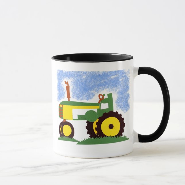 Traktor under Blå himmel Mugg (Höger)