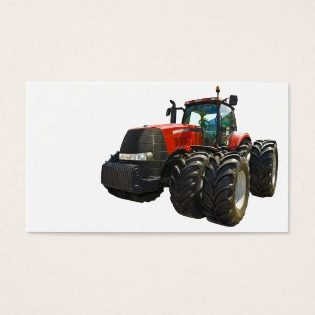traktor visitkort (Framsidan)