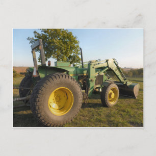 Traktor Vykort