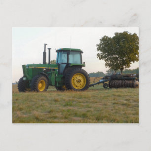 Traktor Vykort