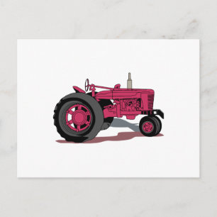Traktor Vykort