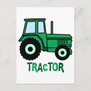 Traktor Vykort