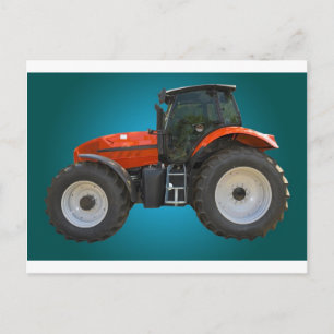 traktor vykort