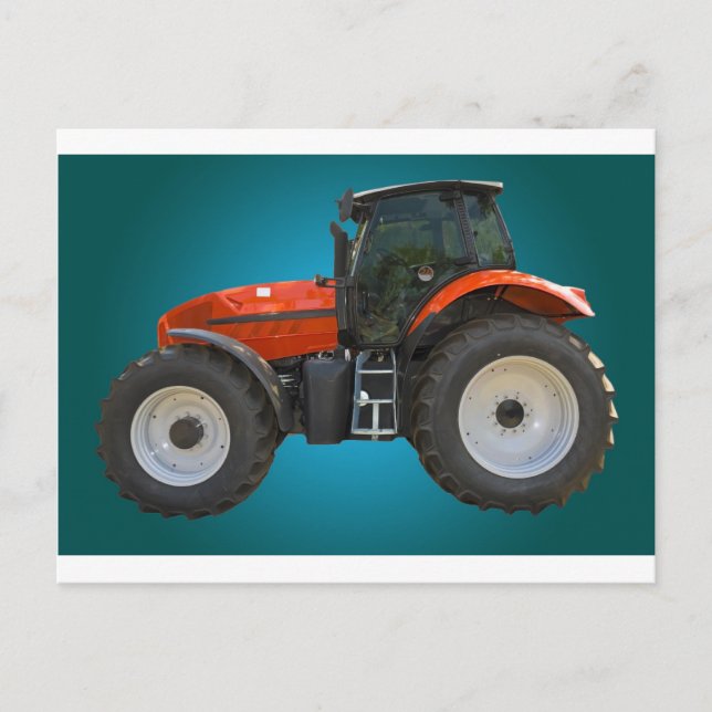 traktor vykort (Framsida)
