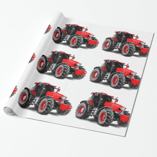 Traktorbild för Papper figursättning Presentpapper (Utrullad)