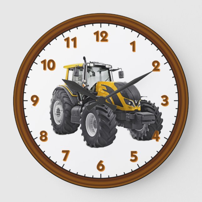 Traktorbild för Rond-Wall-Clock Stor Klocka (Framsida)
