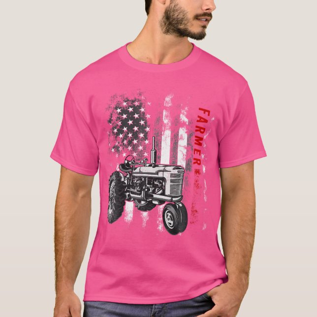 Traktorbonde T Shirt (Framsida)
