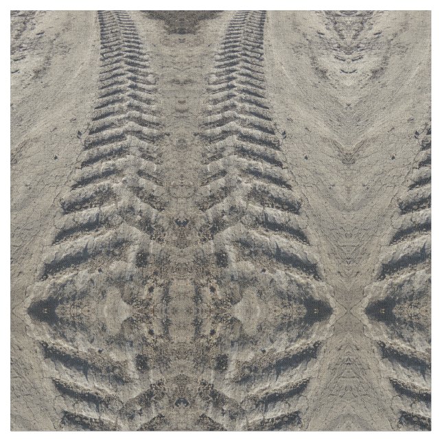 Traktordäck spårar fototyg tyg (Närbild)