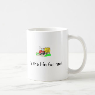 traktoren är livet för mig! kaffemugg