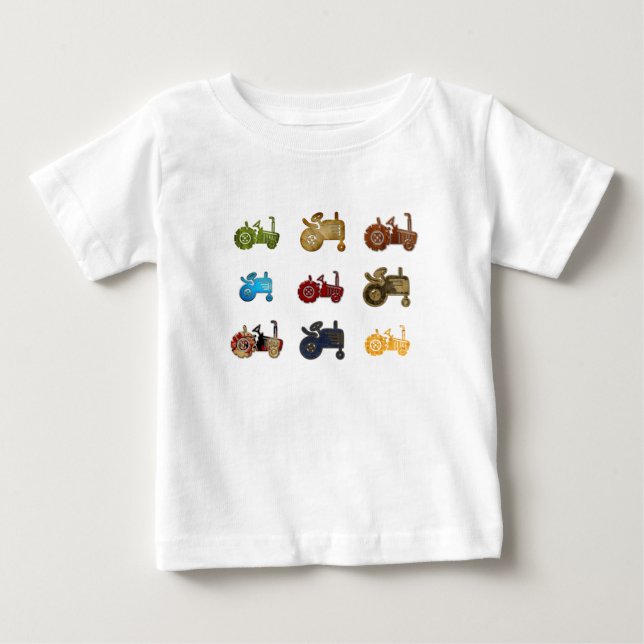 Traktorer T-shirt (Framsida)