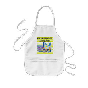 TraktorflickaTshirts och gåvor Barnförkläde