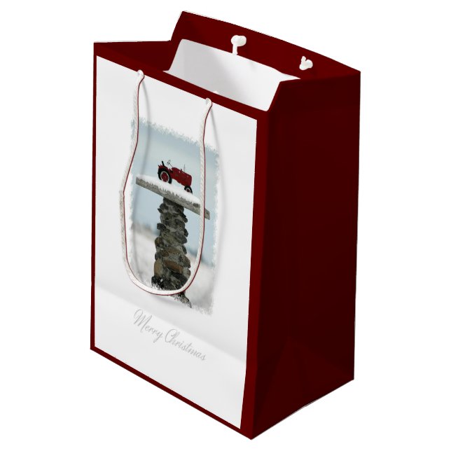 Traktorjulhänger lös medelgåvan (Baksidan Vinklad)