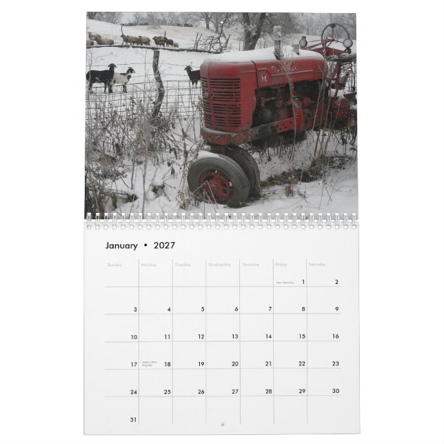 Traktorkalender: Klassikertraktorer (2013) Kalender (Jan 2027)