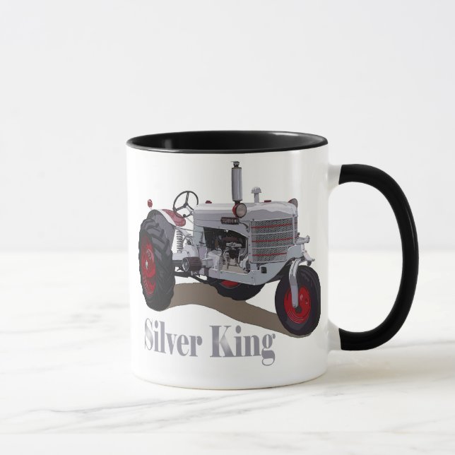 Traktorn silver Kung Mugg (Höger)