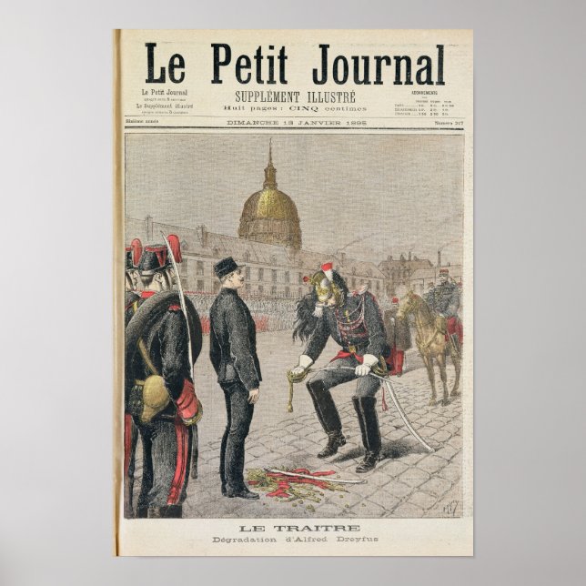 Traktorn The Degradation of Alfred Dreyfus Poster (Framsidan)