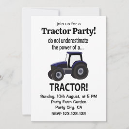 Traktorns effekttraktor inbjudningar