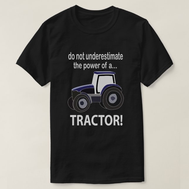 Traktorns effekttraktor t shirt (Design framsida)