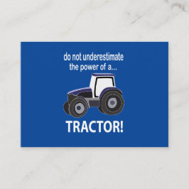 Traktorns effekttraktor visitkort