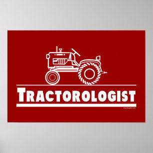 Traktorns Olog RED Poster