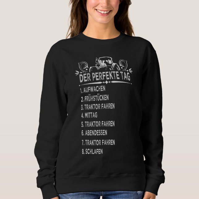Traktorns Perfekt som lantbrukare T Shirt (Framsida)