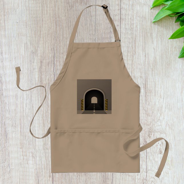 Traktunnelvägmarkeringar Apron Förkläde (Skapare uppladdad)