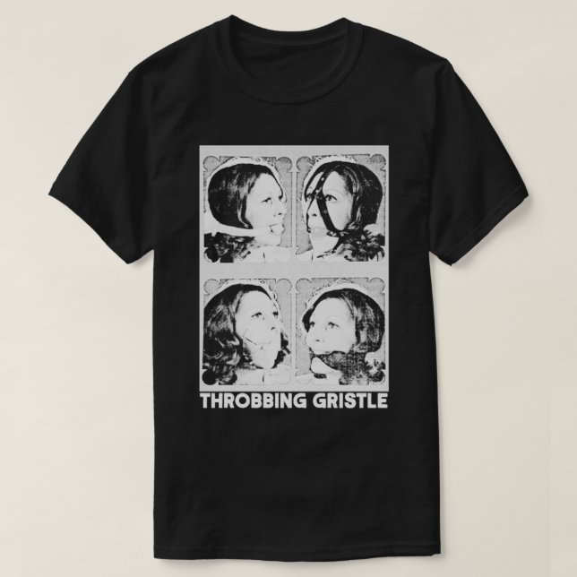 Tråla Gristle FanArt Punk Design White T Shirt (Design framsida)