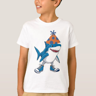 Tralalero Tralala Birthday Tecknad Shark T Shirt